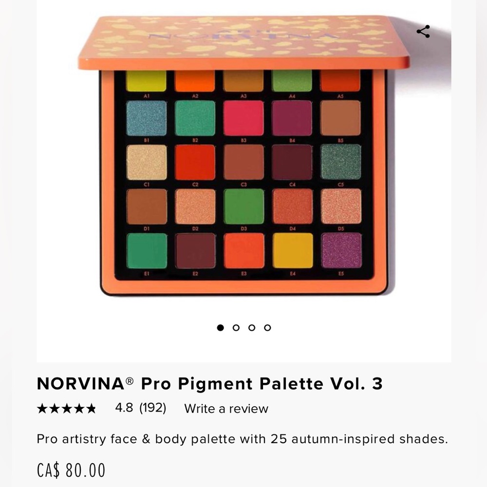 Anastasia Beverly Hills • Norvina pro pigment palette volume 3